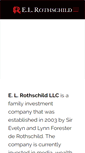 Mobile Screenshot of elrothschild.com
